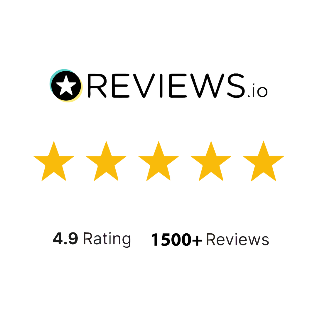 Motor Medicals logo with text 'Leading provider of driver medicals in the UK' and 'Over 1500 5-star Reviews.io reviews