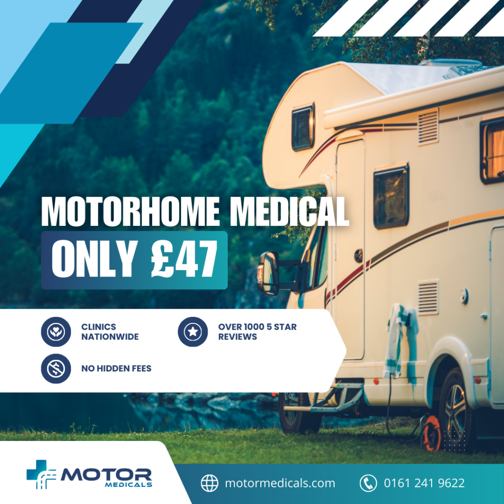 D1 Motorhome medicals at MotorMedicals Stockport